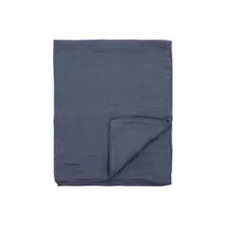 Couverture bébé Kids en Tissu, Mousseline de coton Oeko-tex – Couleur Bleu – 100 x 80 x 5 cm