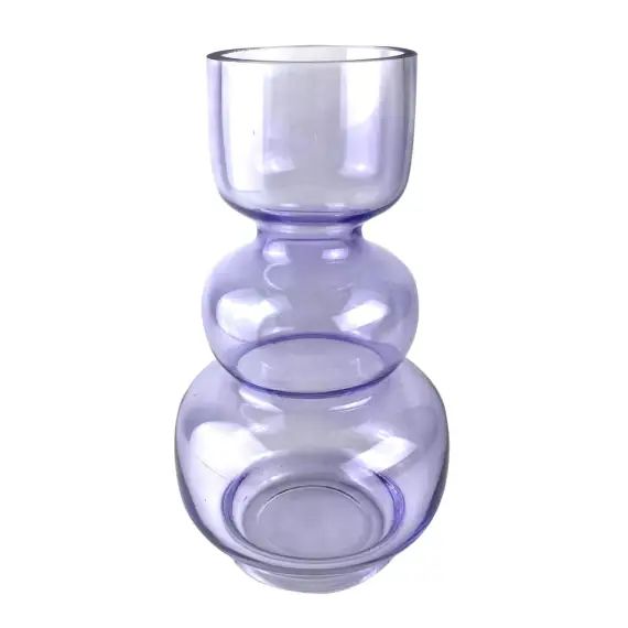 Vase en verre violet