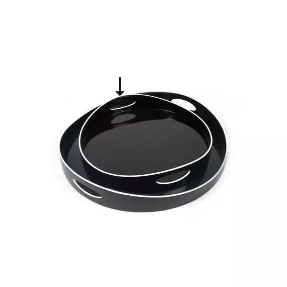 Plateau Table en Bois, Bambou laqué – Couleur Bleu – 28.85 x 28.85 x 28.85 cm – Designer Sarah Lavoine