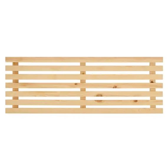 Tête de lit en bois couleur naturelle 120x73cm