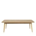 image de tables basses & appoint scandinave Table basse en bois 120x60cm bois clair