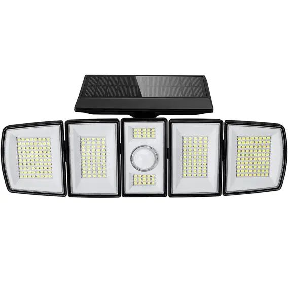 Projecteur solaire avec détecteur ABS Noir1000LM