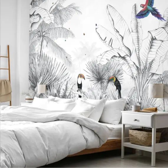 Papier peint panoramique paysage tropical 375 x 250 cm
