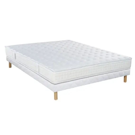 Ensemble Matelas mousse Sommier Tradition et Pieds 120×200