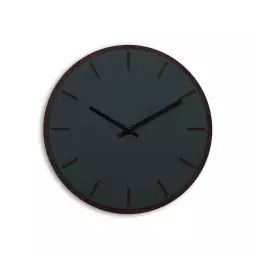 Horloge murale en linoléum gris D38cm