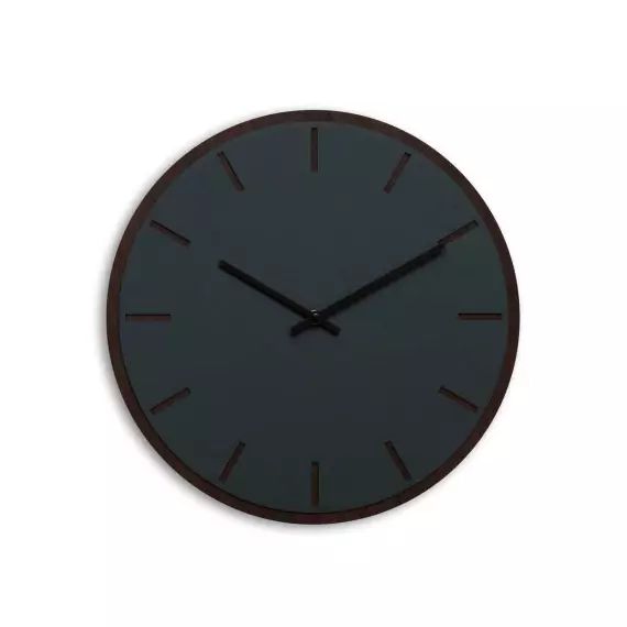 Horloge murale en linoléum gris D38cm