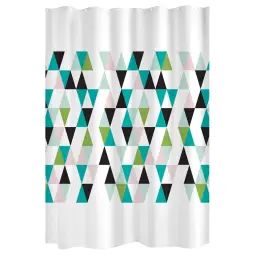 Rideau de douche tendance scandinave polyester multicolore x