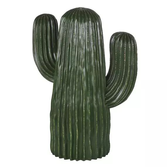 Statuette cactus verte H102