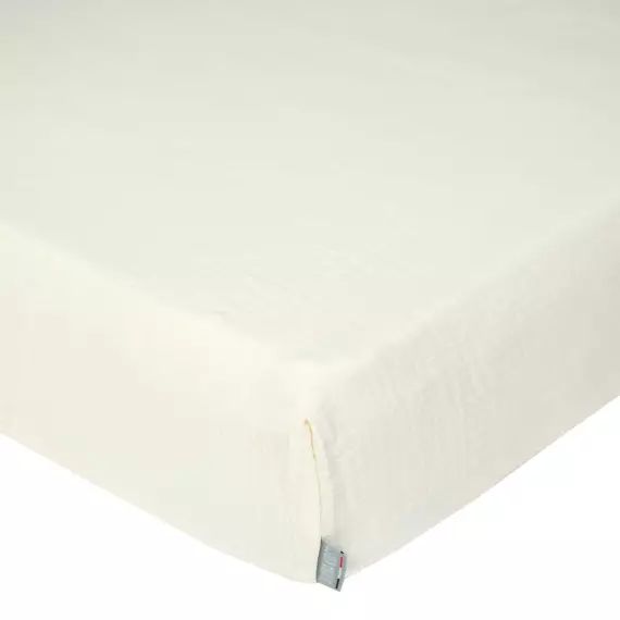 Drap housse en gaze de coton 60×120