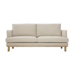 Canapé scandinave beige 3 places HOBART