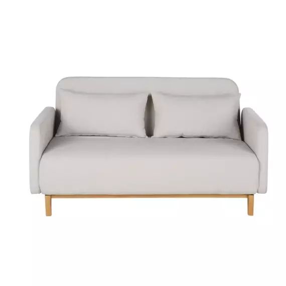 Canapé clic-clac 2/3 places beige