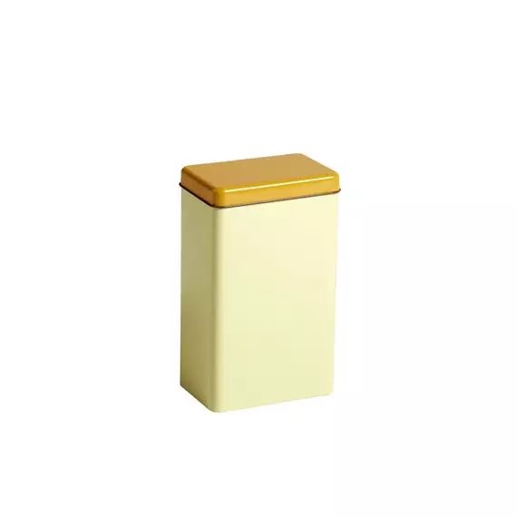 Boîte à café Sowden en Métal, Fer blanc – Couleur Jaune – 12 x 8 x 20 cm – Designer George Sowden