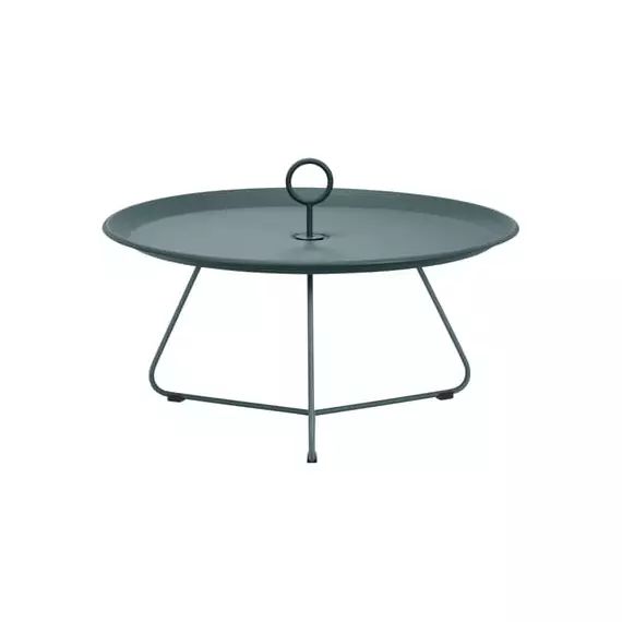 Table basse Eyelet en Métal, Métal laqué époxy – Couleur Vert – 63.66 x 63.66 x 35 cm – Designer Henrik  Pedersen