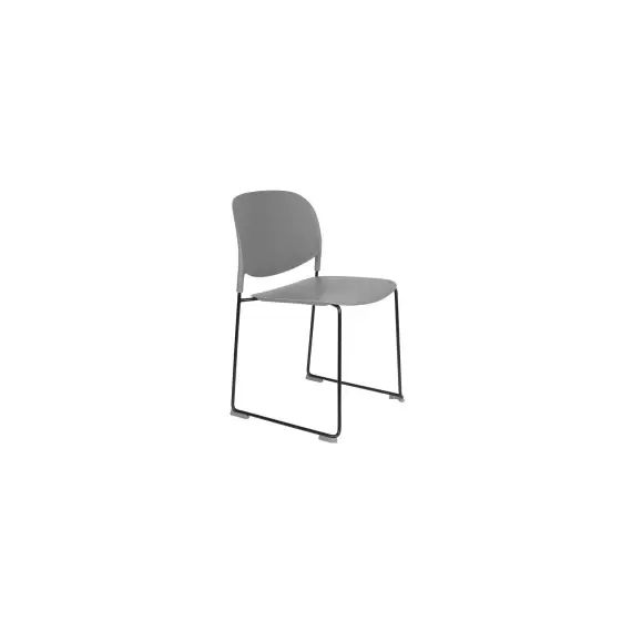 Chaise en polypropylène gris