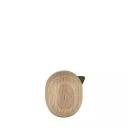 Figurine Shorebird en Bois, Chêne massif tourné – Couleur Bois naturel – 15.33 x 15.33 x 3 cm – Designer Jan Christian  Delfs