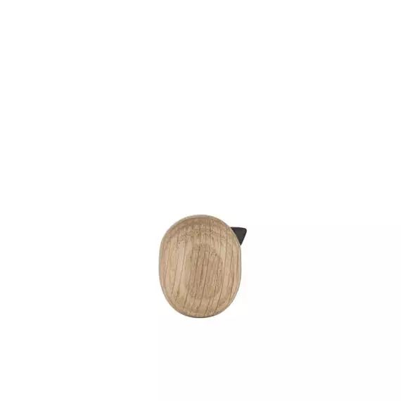 Figurine Shorebird en Bois, Chêne massif tourné – Couleur Bois naturel – 15.33 x 15.33 x 3 cm – Designer Jan Christian  Delfs
