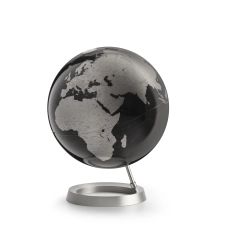 VISION BLACK – Globe terrestre de design, textes en anglais