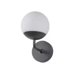 Lampe connectée Mooon en Verre, Aluminium – Couleur Noir – 24.99 x 24.99 x 24.99 cm – Designer Tristan Lohner