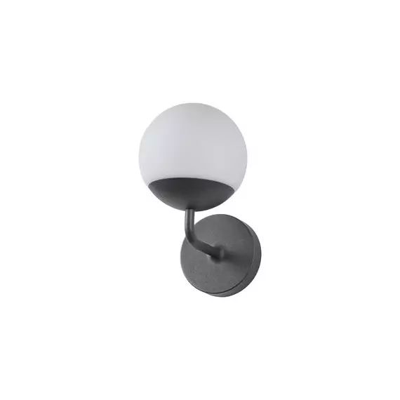 Lampe connectée Mooon en Verre, Aluminium – Couleur Noir – 24.99 x 24.99 x 24.99 cm – Designer Tristan Lohner