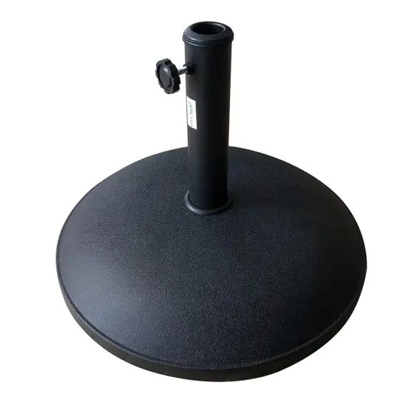Pied de parasol rond gris Cimenta