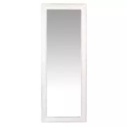 Miroir blanc grisé 50×130