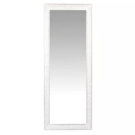 Miroir blanc grisé 50×130