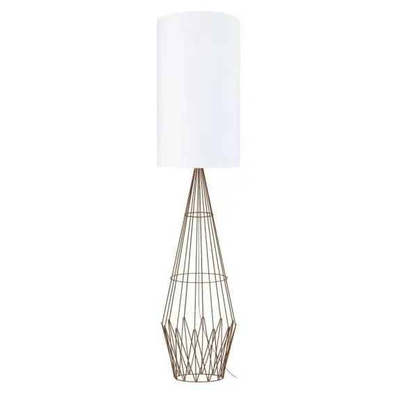 Lampadaire métal marron
