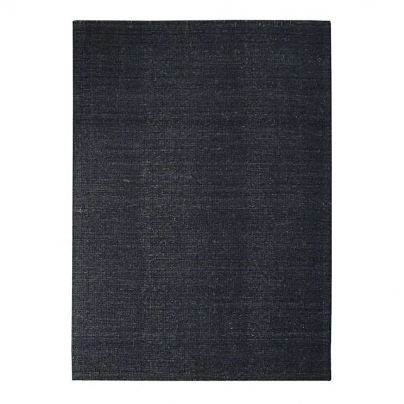 Tapis en laine et coton bleu gris 160×230