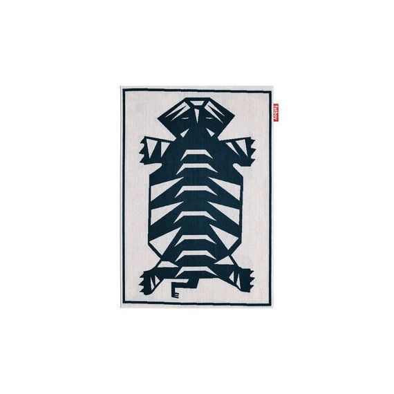 Tapis d&rsquo;extérieur Tapis d&rsquo;extérieur en Plastique, Polypropylène tissé – Couleur Bleu – 54.51 x 54.51 x 54.51 cm – Designer Marta Veludo