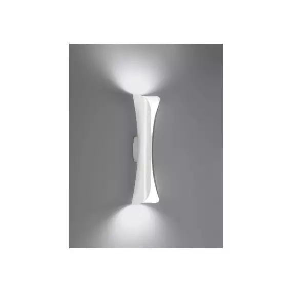 Applique Cadmo en Plastique, Aluminium – Couleur Blanc – 13 x 42.73 x 54 cm – Designer Karim Rashid
