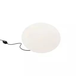 Lampe d’extérieur Globe en Plastique, Polyéthylène rotomoulé – Couleur Blanc – 500 x 59.44 x 40 cm – Designer Alexander Taylor