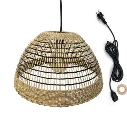 Suspension extérieur Fibre naturelle Beige D38CM