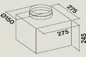 Hotte sans moteur / moteur Falmec 125001/ MOT950