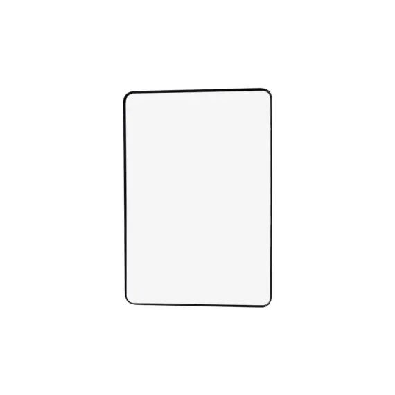 Miroir rectangulaire en métal noir
