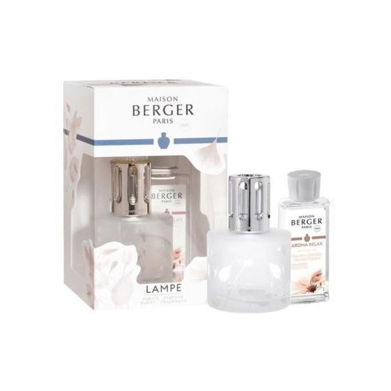 Diffuseur de parfum Lampe Berger aroma Relax + 180ml Douceur orientale