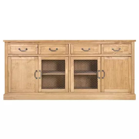 Buffet 4 portes/ 4 tioirs FÉLICIEN bois massif