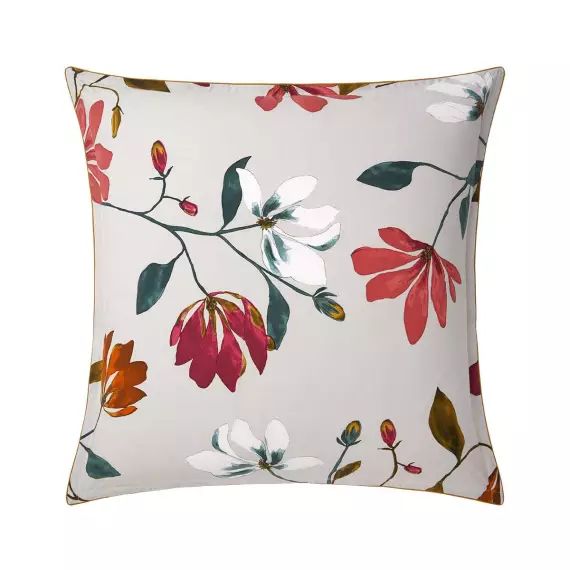 Taie d&rsquo;oreiller Percale de coton Blanc 65 x 65 cm