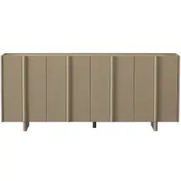 Buffet 4 portes en bois L200cm vert kaki