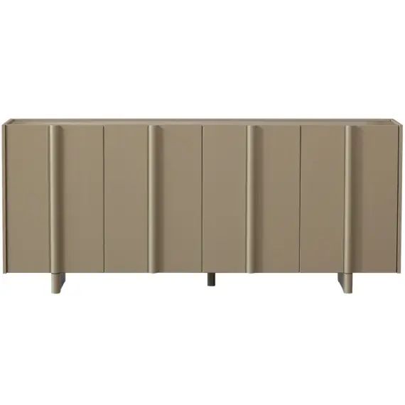 Buffet 4 portes en bois L200cm vert kaki