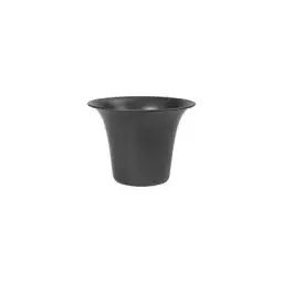 Cache-pot Spun en Métal, Aluminium – Couleur Noir – 24 x 24 x 17.5 cm