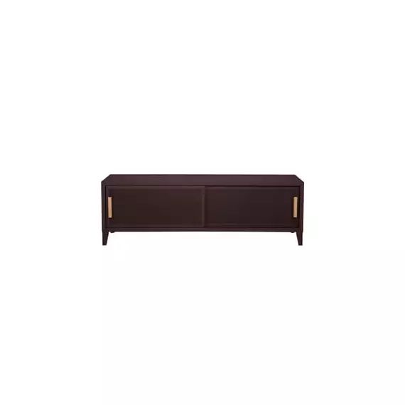 Buffet B perforé en Métal, Chêne – Couleur Noir – 120 x 40 x 51 cm – Designer Chantal Andriot