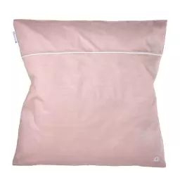 Housse de couette bébé coton rose pâle 80×80 cm