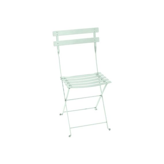Chaise pliante Bistro en Métal, Acier laqué – Couleur Vert – 51.3 x 38 x 82 cm – Designer Studio