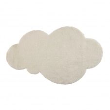 Tapis nuage à poils courts écru 125 x 200 cm
