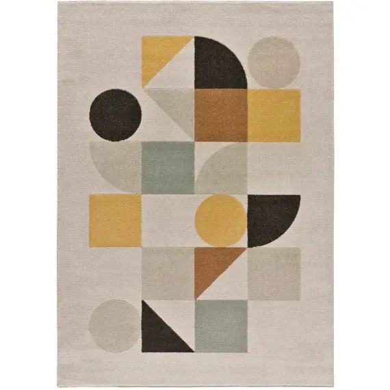 Tapis de style scandinave multicolore, 120X170 cm
