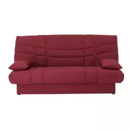 Banquette lit clic-clac PORTO 125 x 190 rouge