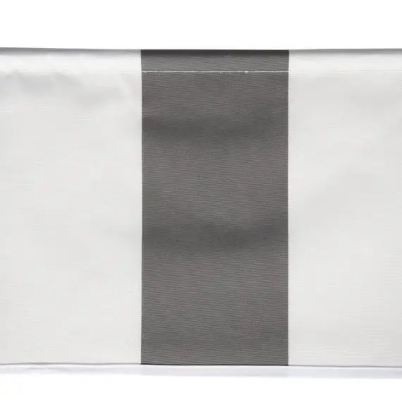 Toile pour store banne 2,95 × 2m toile blanche/grise