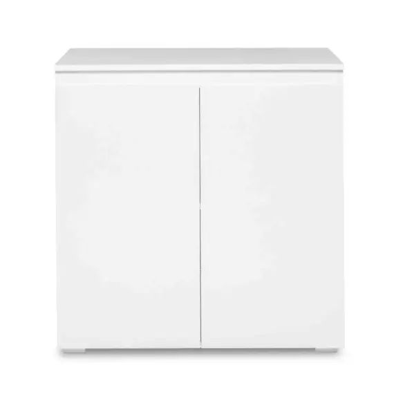 Commode 2 portes en bois blanc