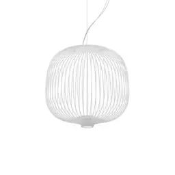 Lampe connectée Spokes en Métal, Acier verni – Couleur Blanc – 340 x 44.81 x 35 cm – Designer Studio Garcia Cumini