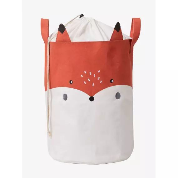 Panier à linge Renard blanc imprimé